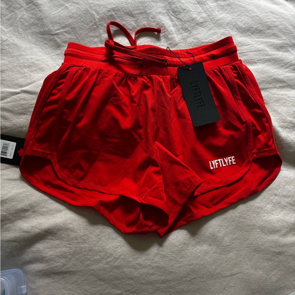 Women's Red Lyftlyfe Shorts